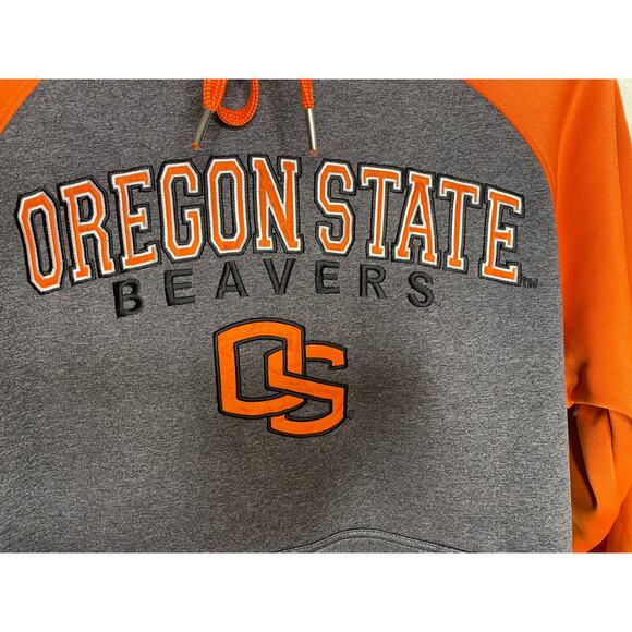 Oregon State Beavers Sweat shirt hoodie- gray and orange - Picture 3 of 8